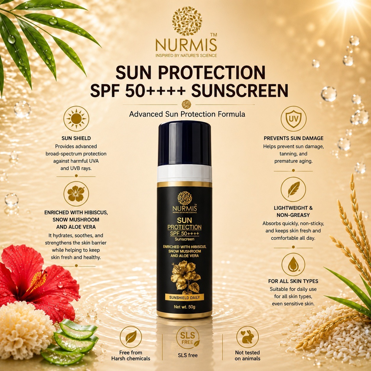 NURMIS SUNSHIELD DAILY