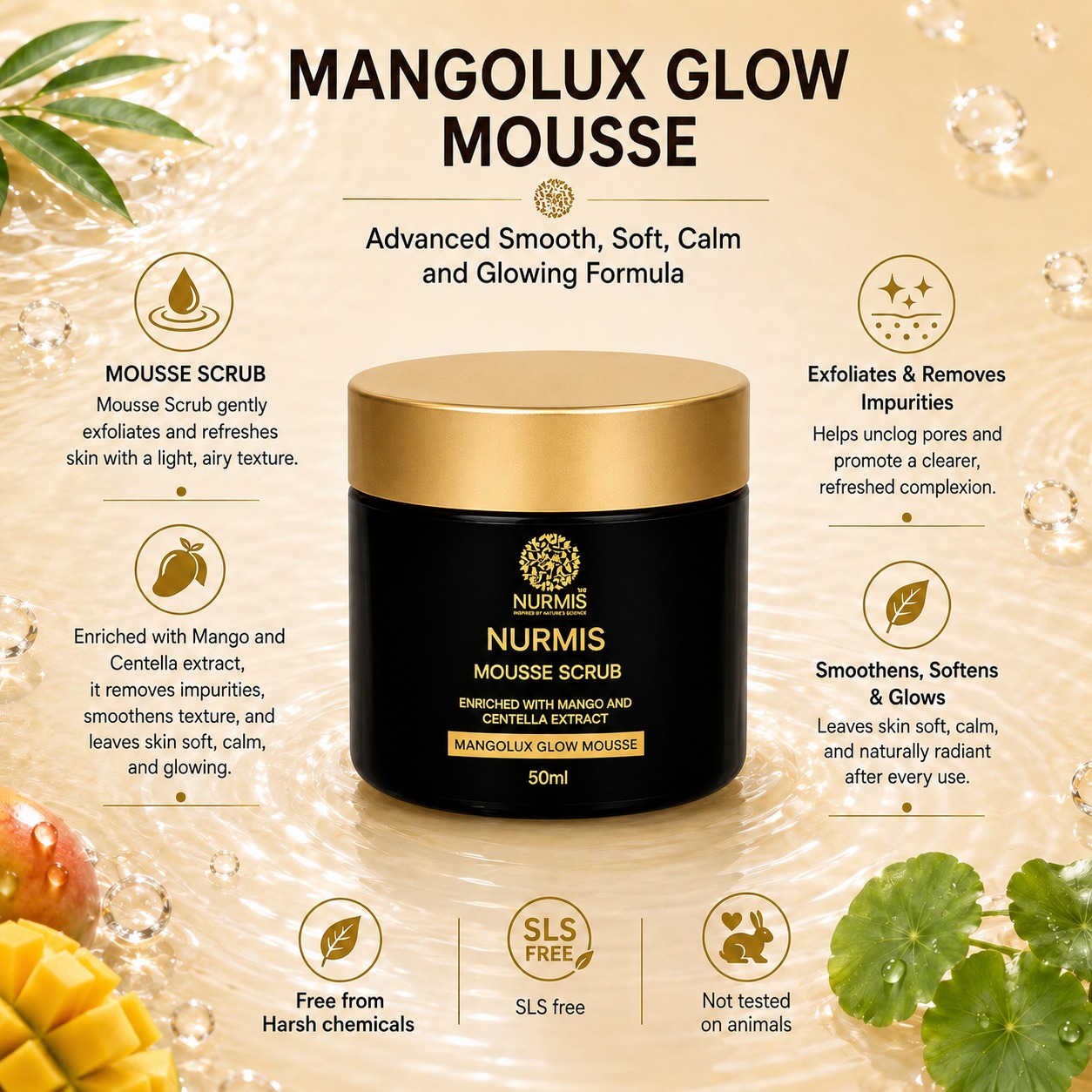 NURMIS MANGOLUX GLOW MOUSSE