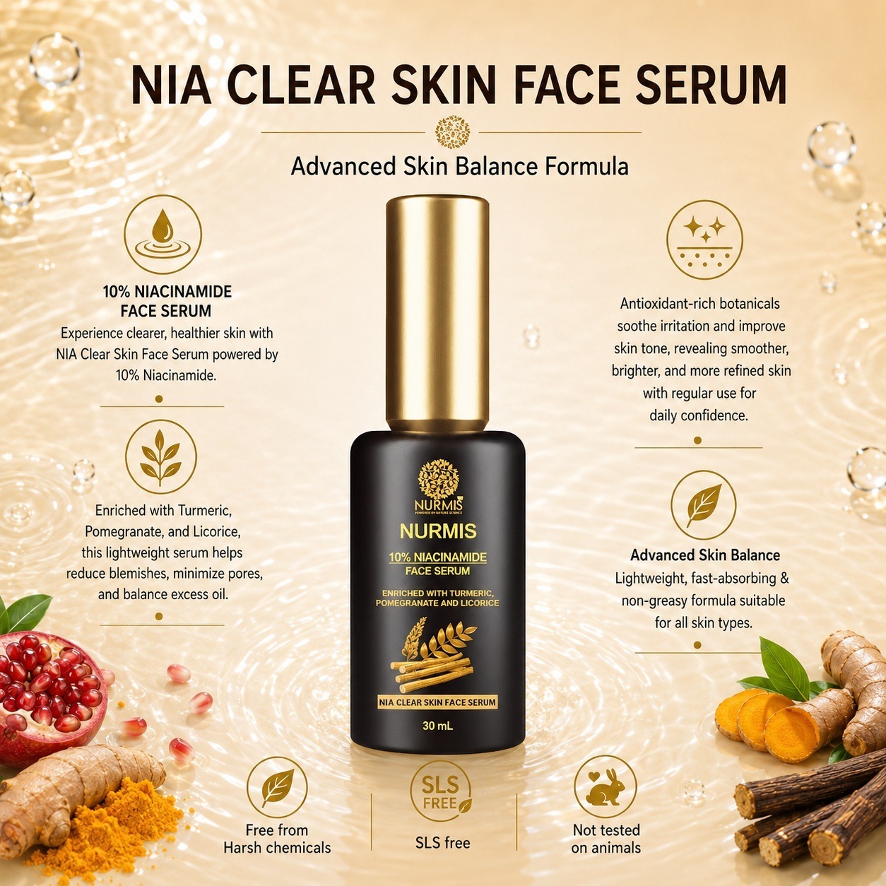 NURMIS NIA CLEAR SKIN FACE SERUM